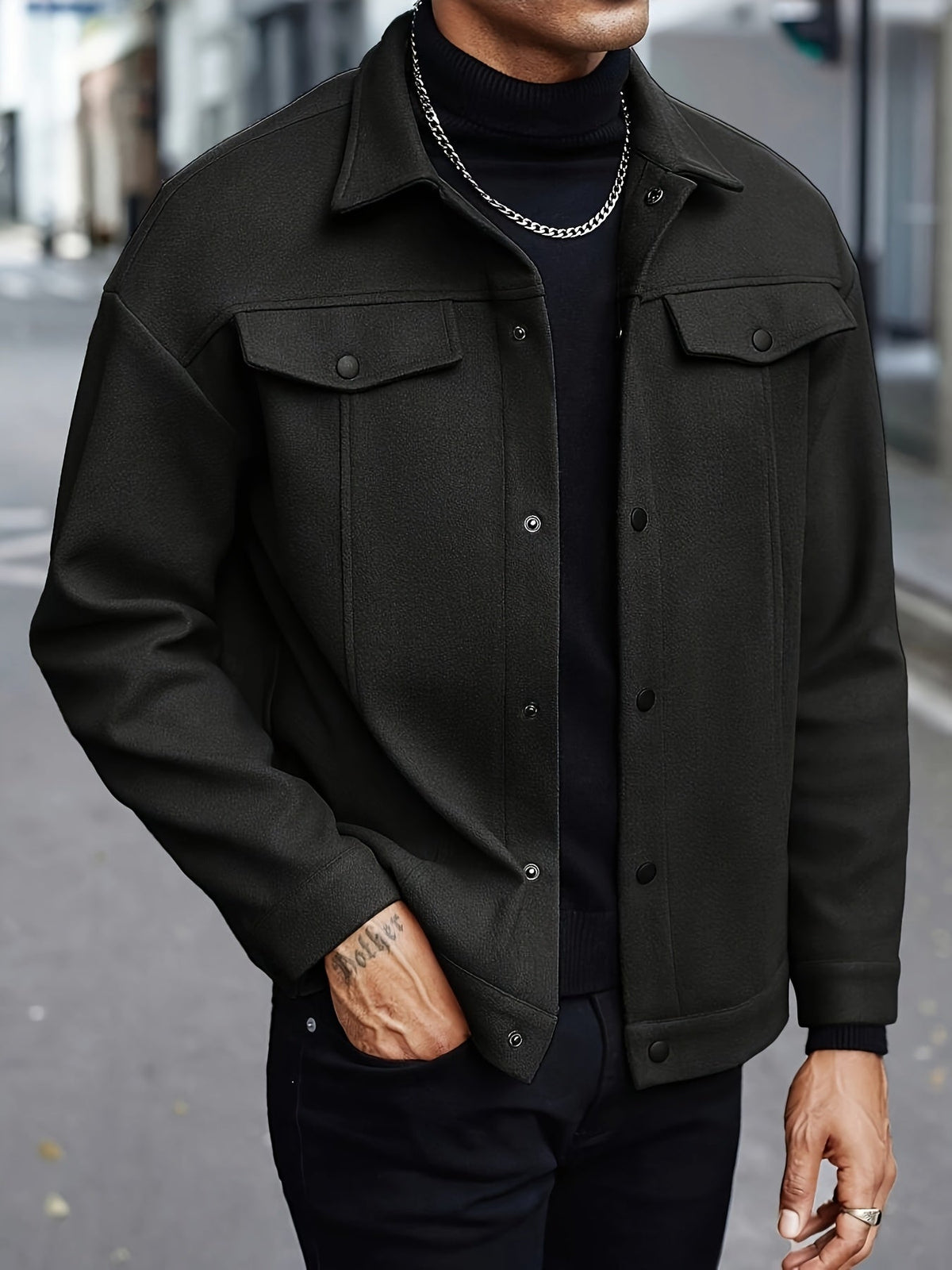 Camden - Men’s Press-Stud Trucker Jacket