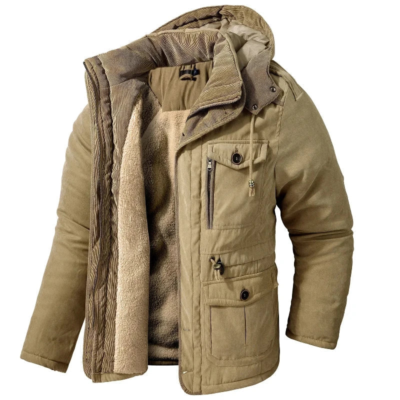 Alpine • Men’s Fleece-Lined Hooded Winter Parka