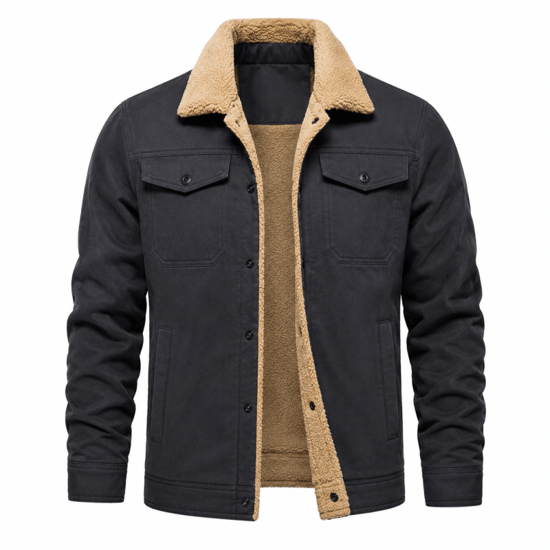 Men’s Borg-Lined Trucker Jacket