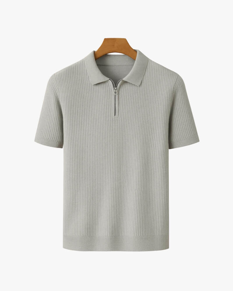 Marceau Polo Zippée Raffinée - OPLX - Atelier Opulence