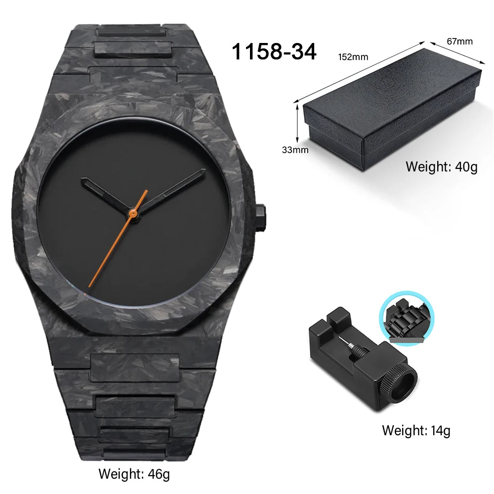 Nero® – Montre Carbone Forgé Homme