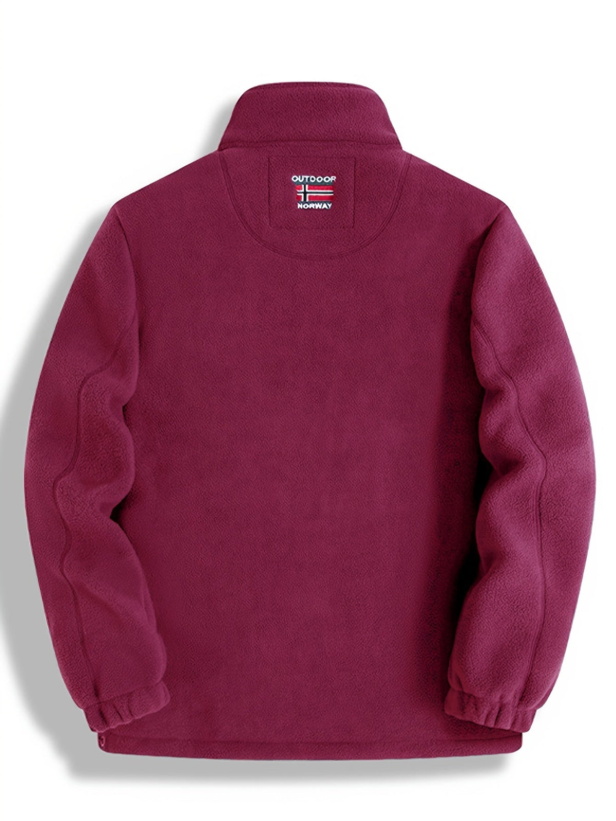 Men’s Full-Zip Fleece Jacket with Stand Collar – Alderwick