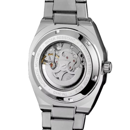 Équinoxe® – Montre Skeleton Acier Homme
