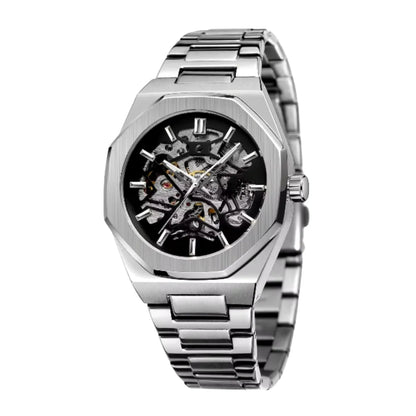 Équinoxe® – Montre Skeleton Acier Homme