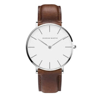 Marron & blanc