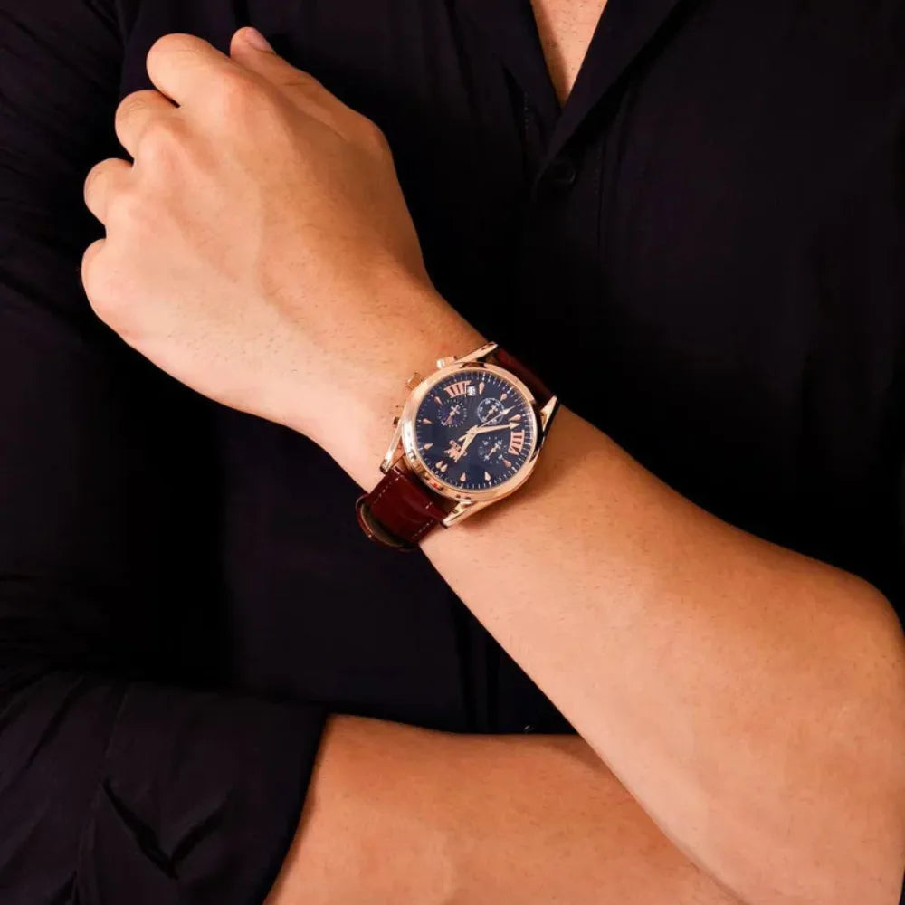 Horacio® – Montre Chronographe Classique Homme