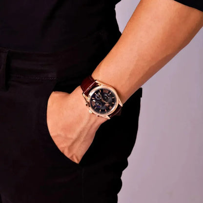 Horacio® – Montre Chronographe Classique Homme