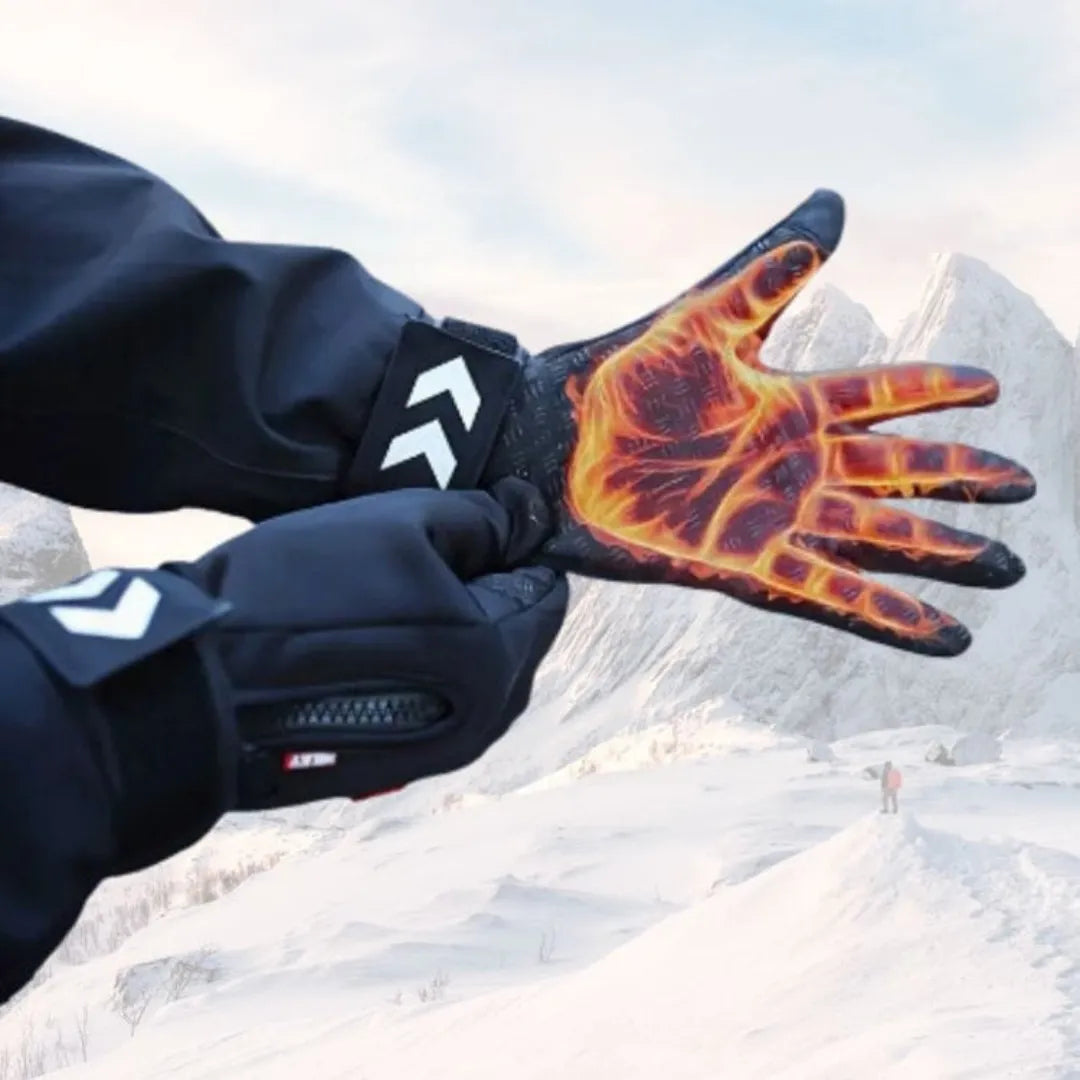Men’s Winter Touchscreen Gloves with Grip Palms – FrostShield