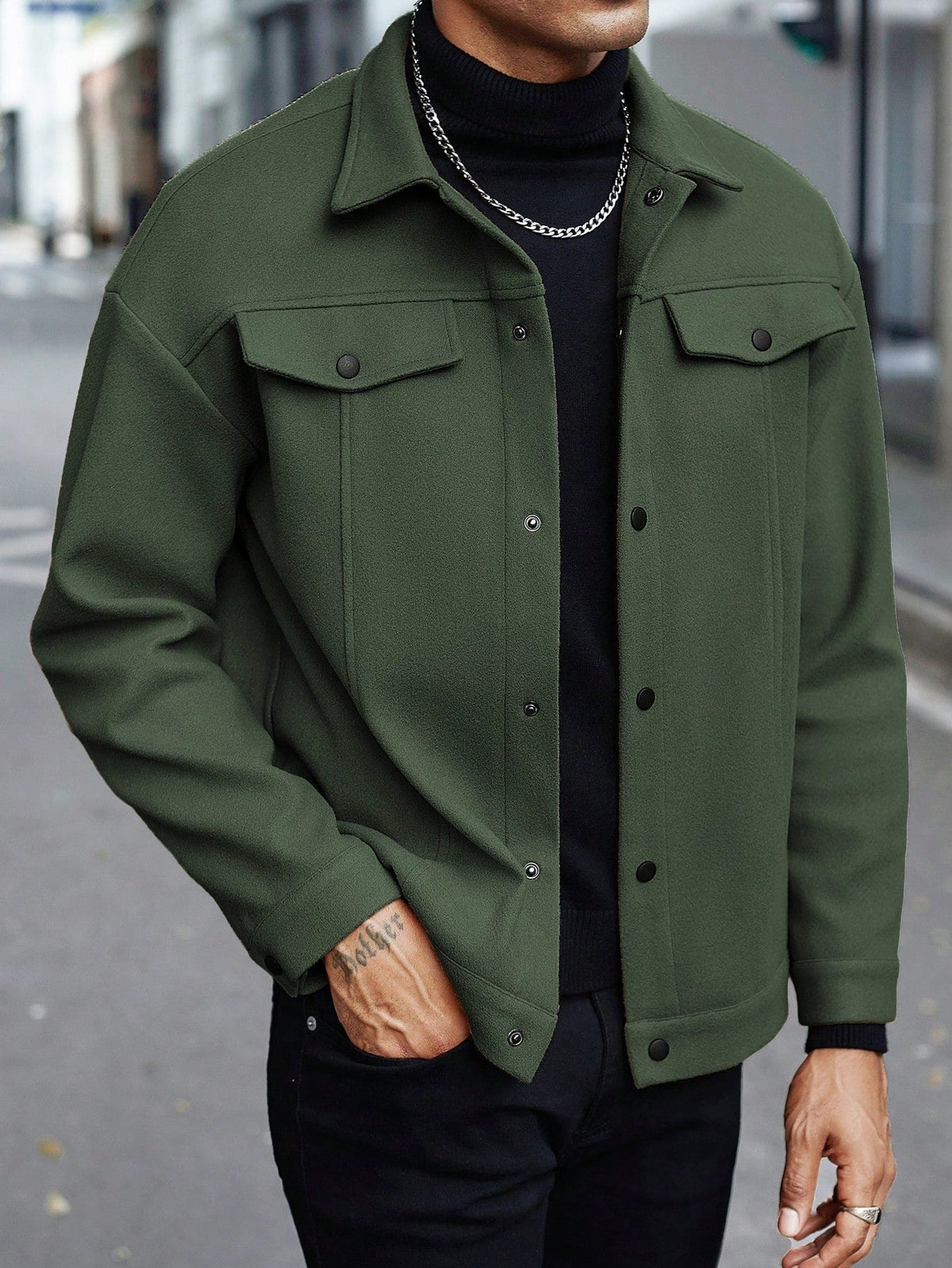 Camden - Men’s Press-Stud Trucker Jacket