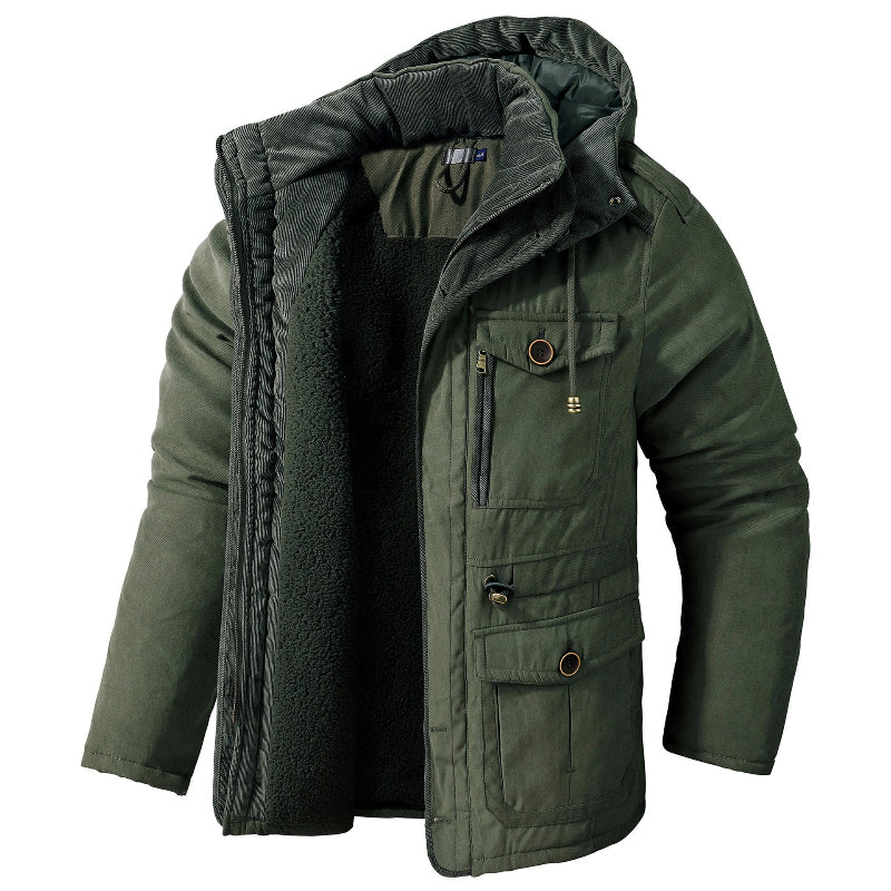 Alpine • Men’s Fleece-Lined Hooded Winter Parka