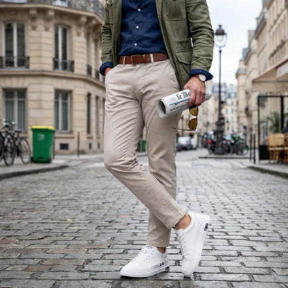 Évolis™ – Baskets pour Homme au Style Plat
