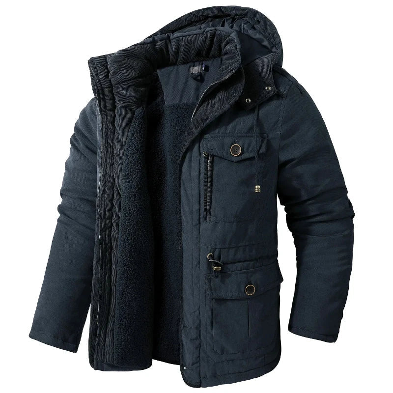 Men’s Fleece-Lined Hooded Winter Parka – Northdale