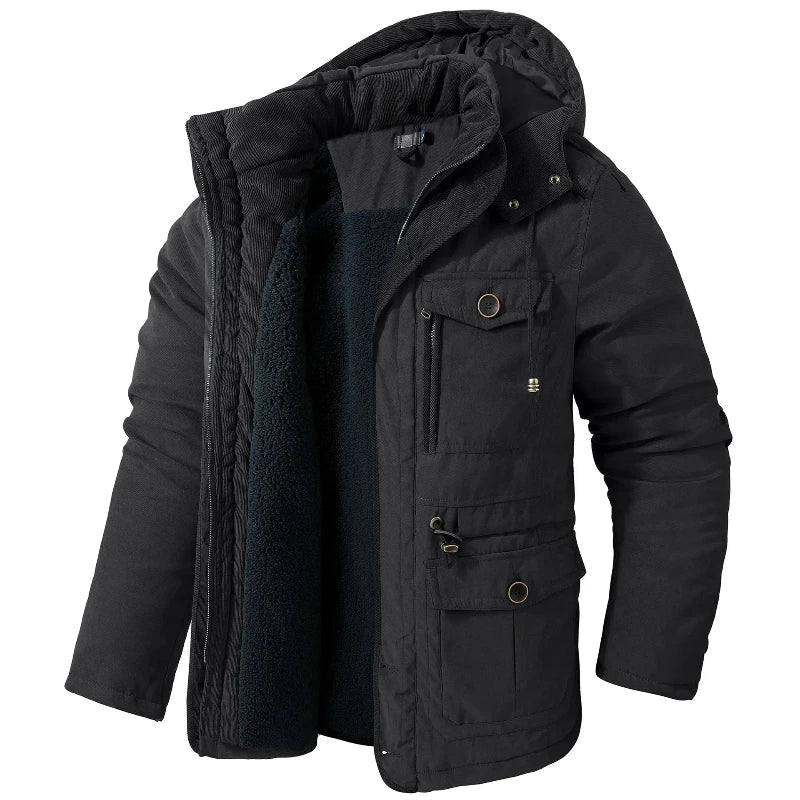 Alpine • Men’s Fleece-Lined Hooded Winter Parka
