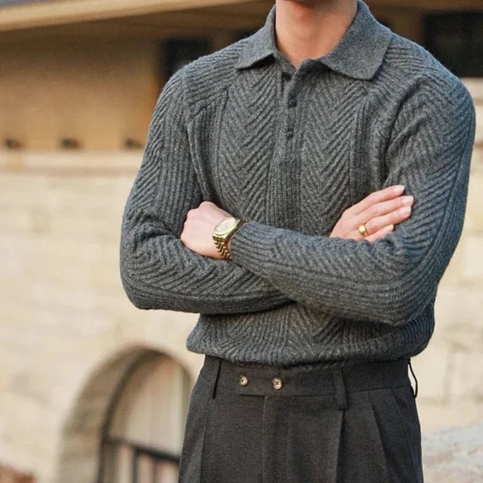 Andreas Vela - Knitted Polo - OPLX - Atelier Opulence