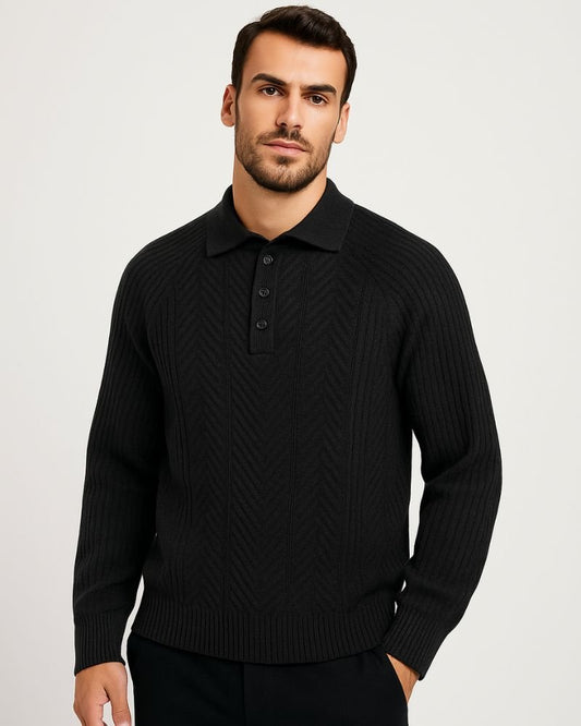 Andreas Vela - Knitted Polo - OPLX - Atelier Opulence