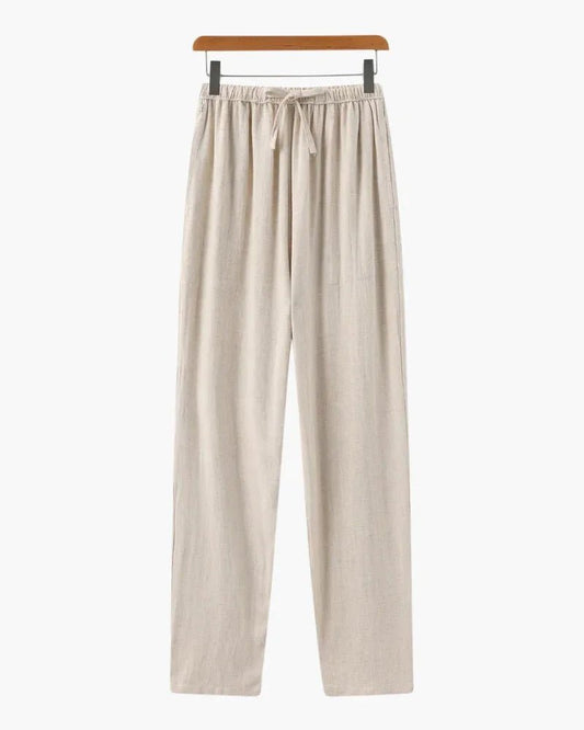 Bastien – Pantalon en lin coupe droite - OPLX - Atelier Opulence