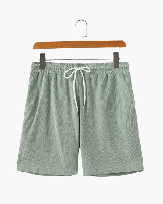 Célian – Short côtelé bleu ciel - OPLX - Atelier Opulence