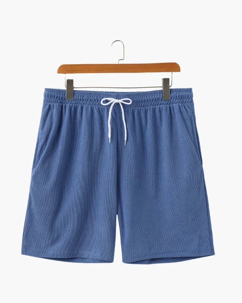 Célian – Short côtelé bleu ciel - OPLX - Atelier Opulence