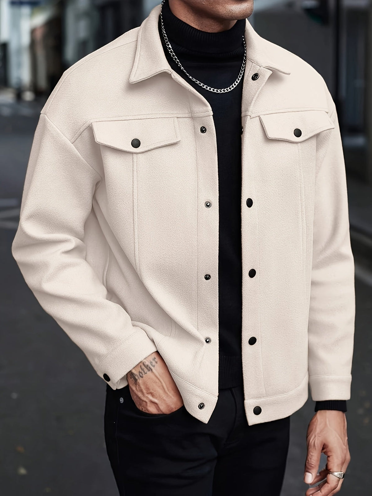 Camden - Men’s Press-Stud Trucker Jacket