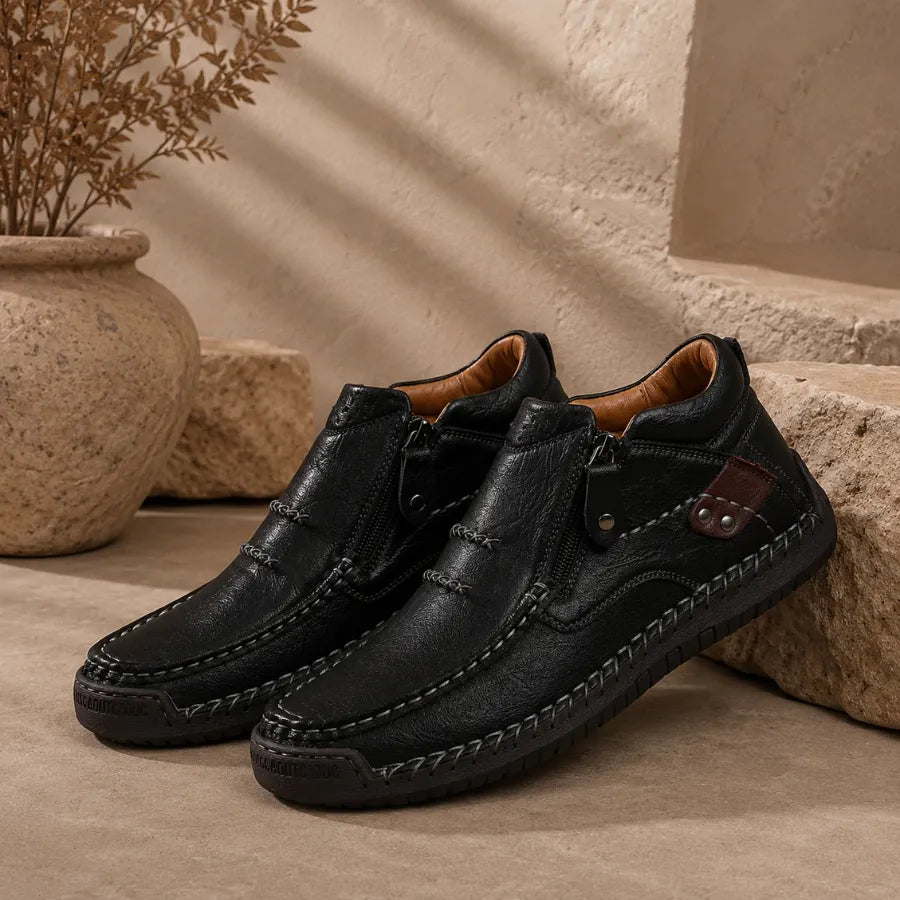 Louis - Chaussures en cuir faites à la main, alliant confort et caractère