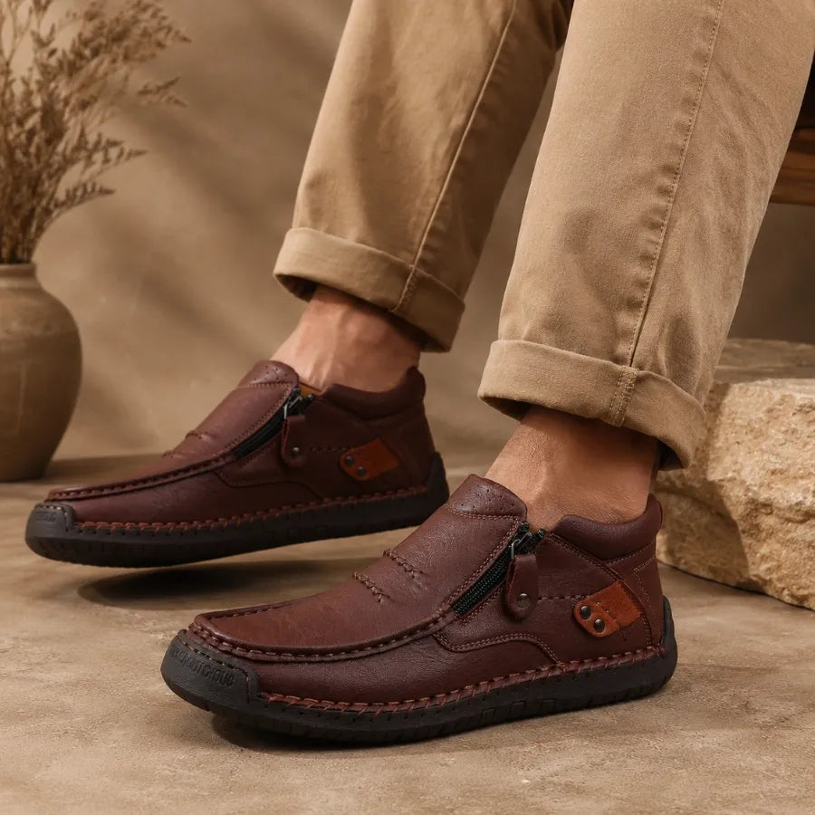 Louis - Chaussures en cuir faites à la main, alliant confort et caractère