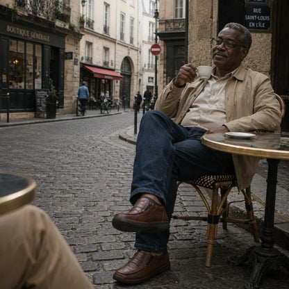 Louis™ - Chaussures en cuir faites à la main, alliant confort et caractère