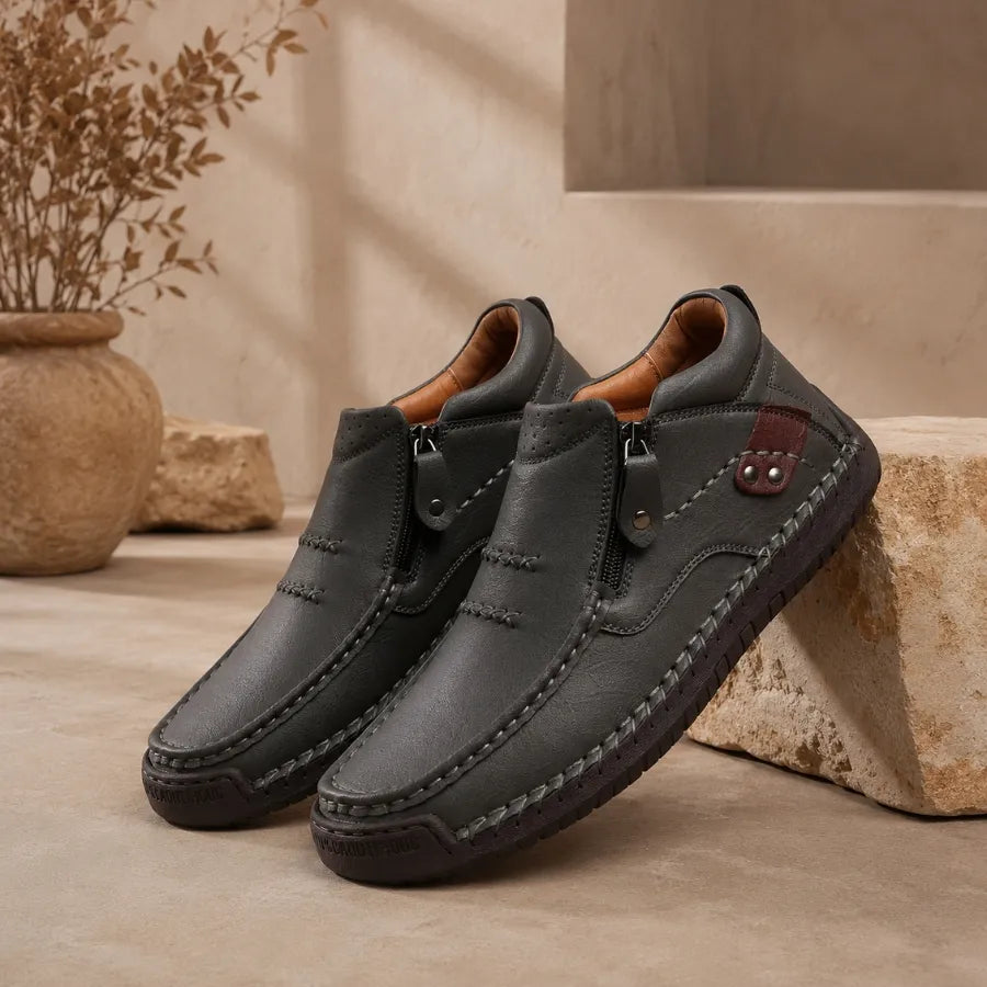 Louis - Chaussures en cuir faites à la main, alliant confort et caractère