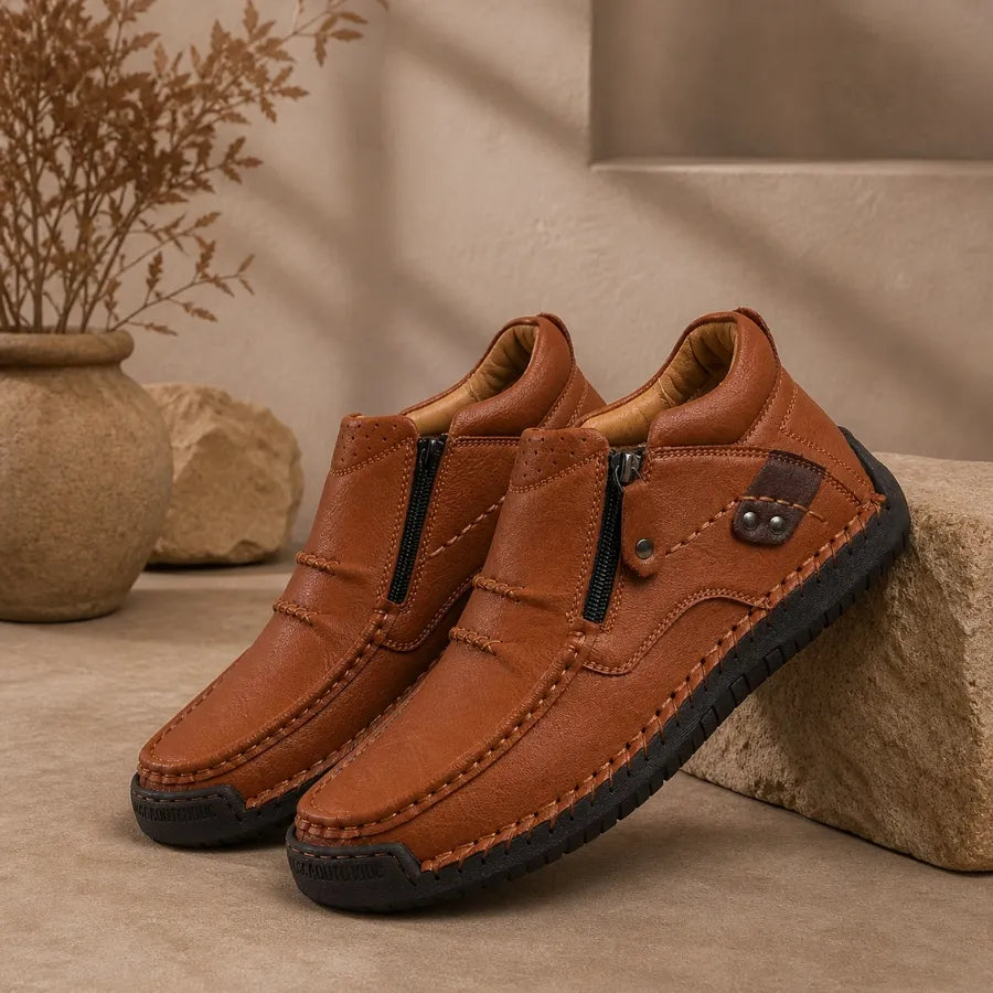 Louis™ - Chaussures en cuir faites à la main, alliant confort et caractère