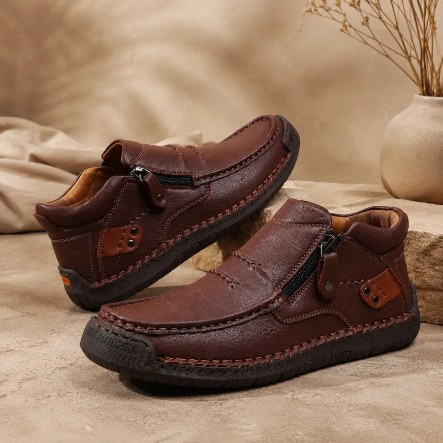 Louis - Chaussures en cuir faites à la main, alliant confort et caractère