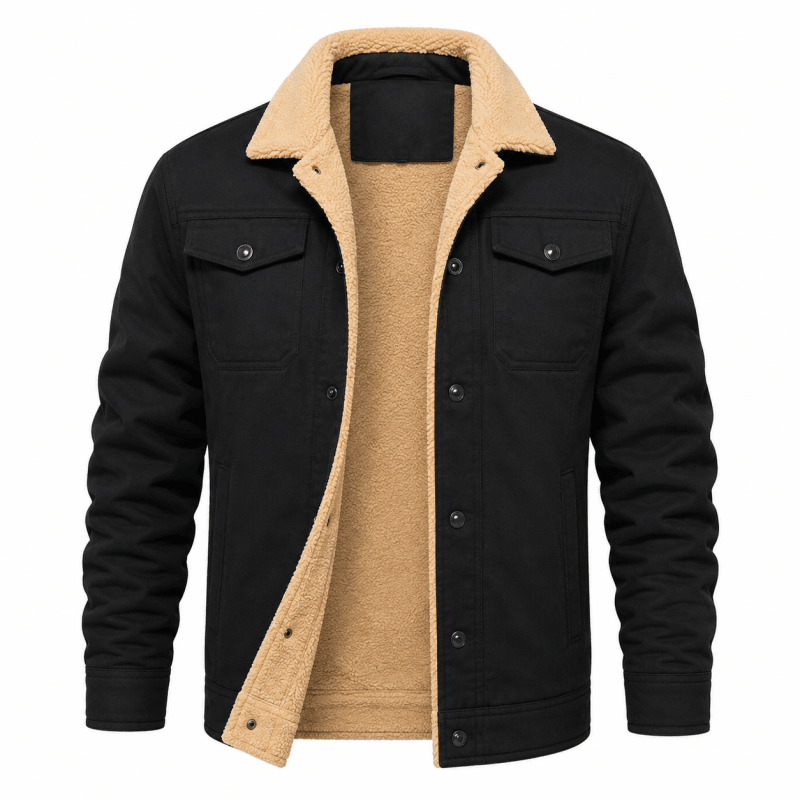 Men’s Borg-Lined Trucker Jacket
