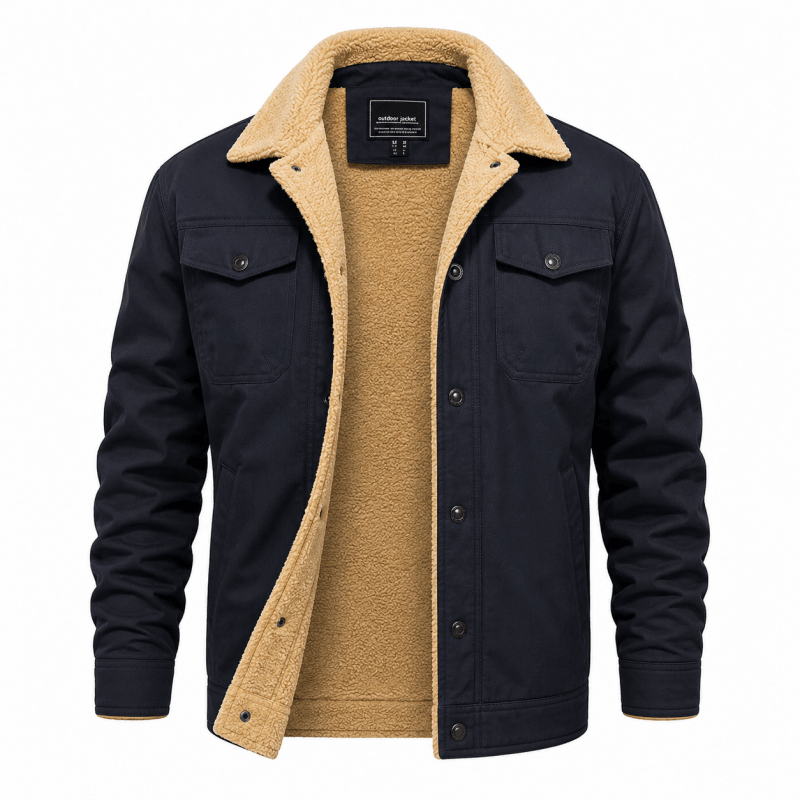 Men’s Borg-Lined Trucker Jacket
