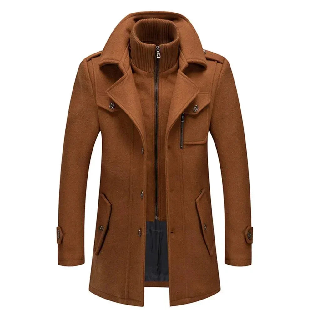 Peaky • Men’s Button-Front Overcoat