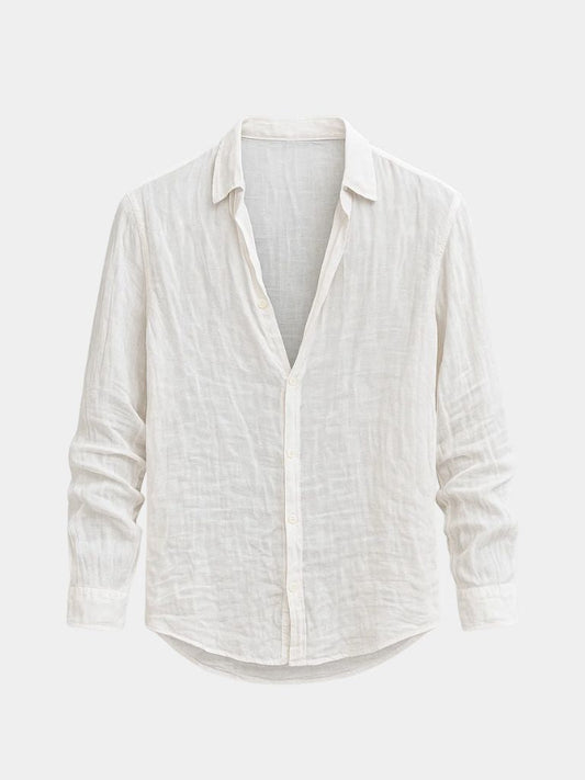 Mathis – Chemise d’Été en Lin Naturel - OPLX - Atelier Opulence