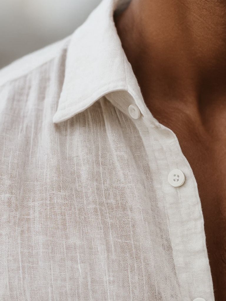 Mathis – Chemise d’Été en Lin Naturel - OPLX - Atelier Opulence