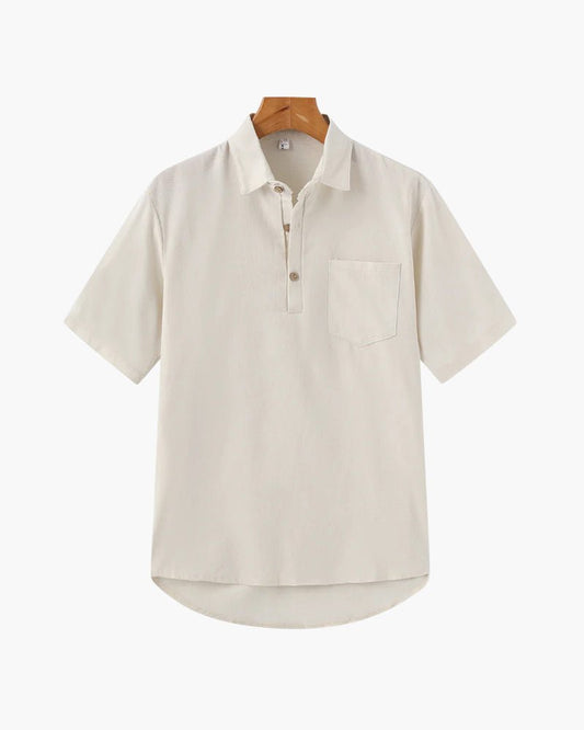Rivage – Polo en lin pour homme - OPLX - Atelier Opulence
