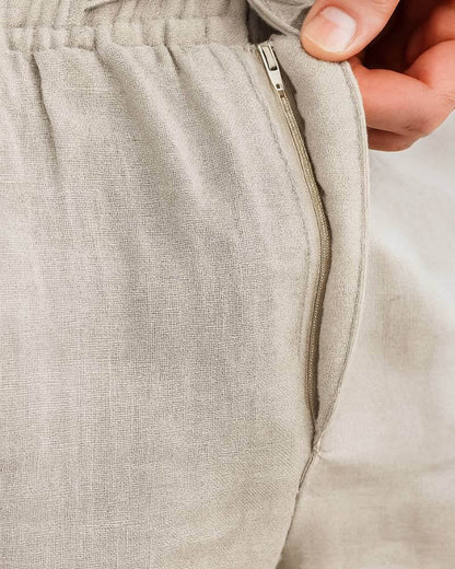 Riviera – Short en lin à coupe ample - OPLX - Atelier Opulence