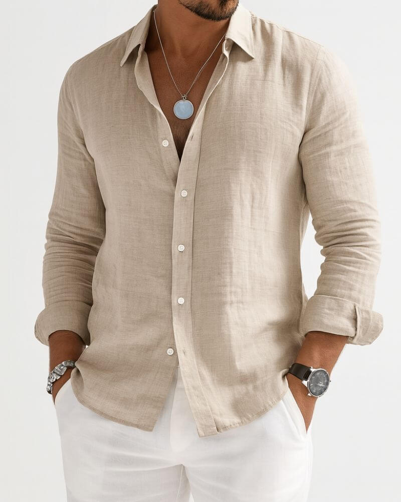 Théo - Chemise élégance naturelle - OPLX - Atelier Opulence