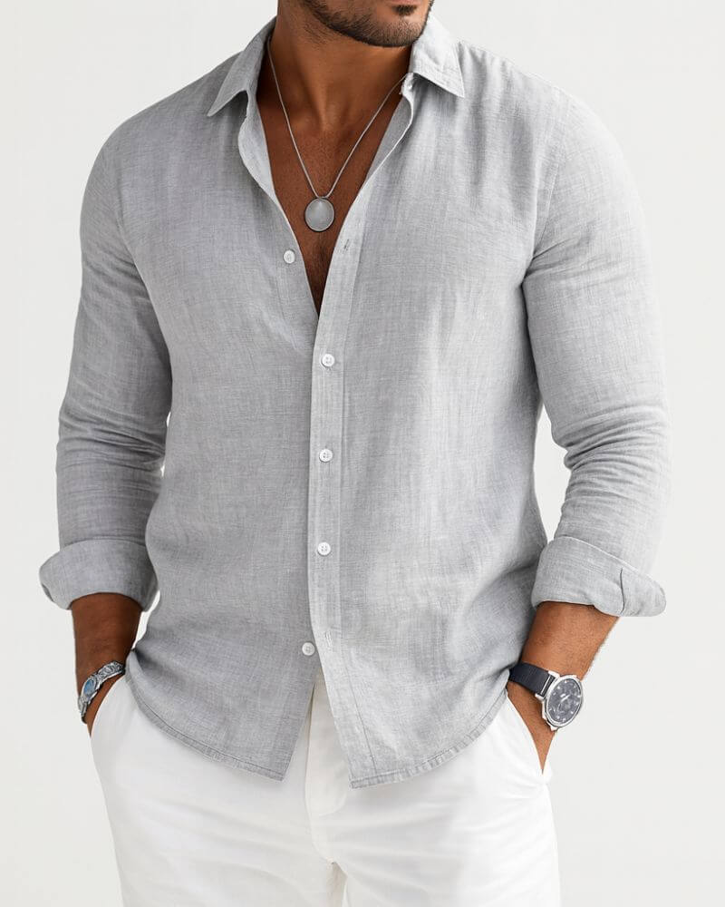 Théo - Chemise élégance naturelle - OPLX - Atelier Opulence