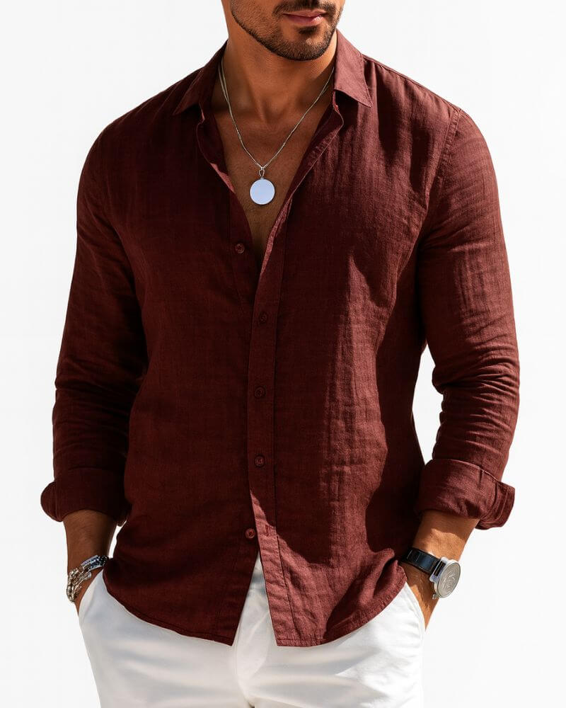 Théo - Chemise élégance naturelle - OPLX - Atelier Opulence