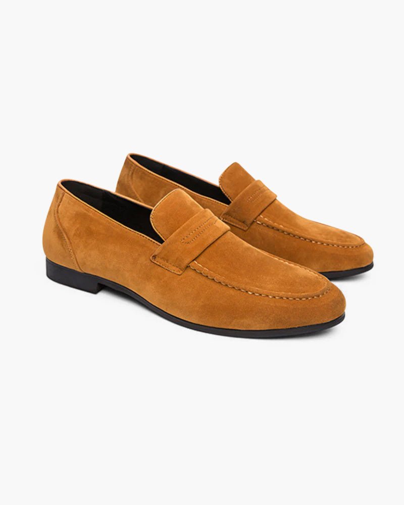 Turenne - Mocassins Penny en Daim - OPLX - Atelier Opulence