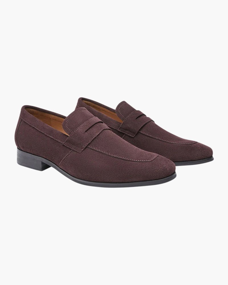 Turenne - Mocassins Penny en Daim - OPLX - Atelier Opulence